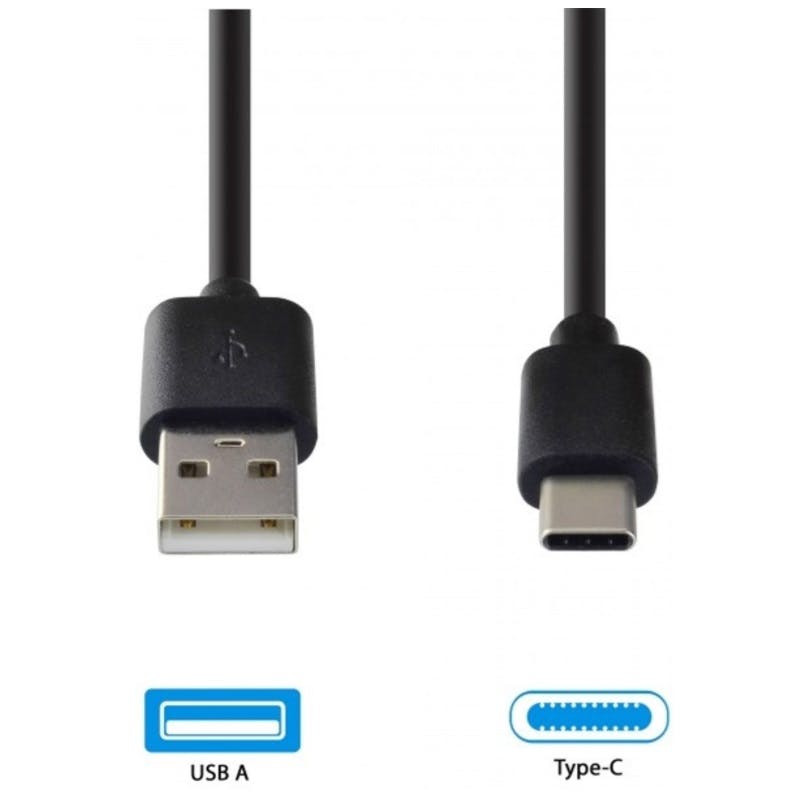 GNG Type C datakabel 1 meter black