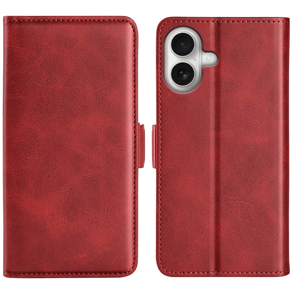 Comfycase Apple iPhone 17 Bookcase Hoesje Rood