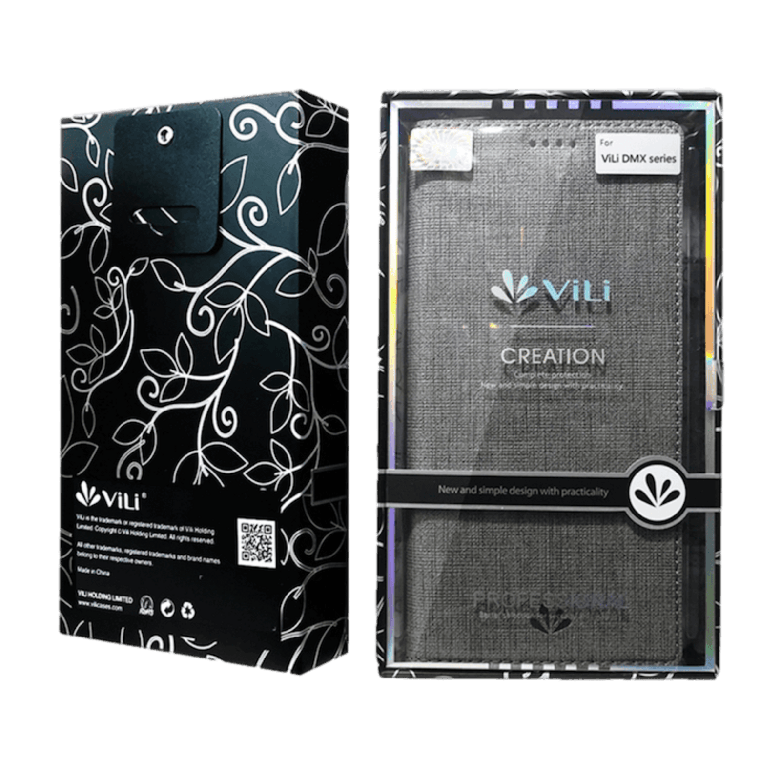 Vili Samsung Galaxy A21s DMX Flipcover Grijs