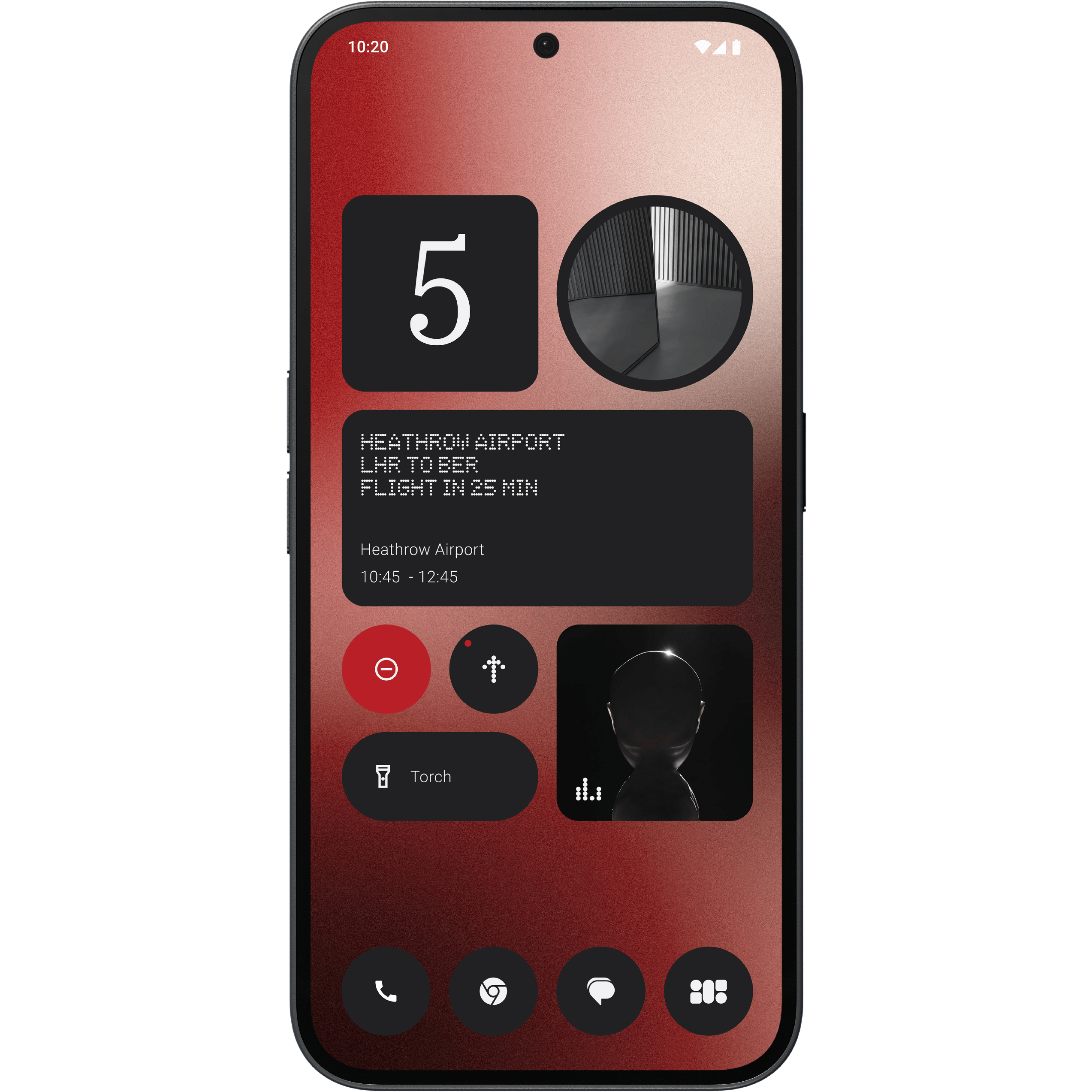 Nothing Phone (2a) Black - Voorkant