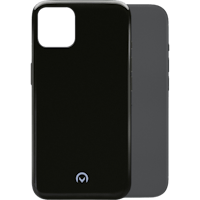 Mobilize iPhone 15 Siliconen (TPU) Hoesje Zwart - Voorkant