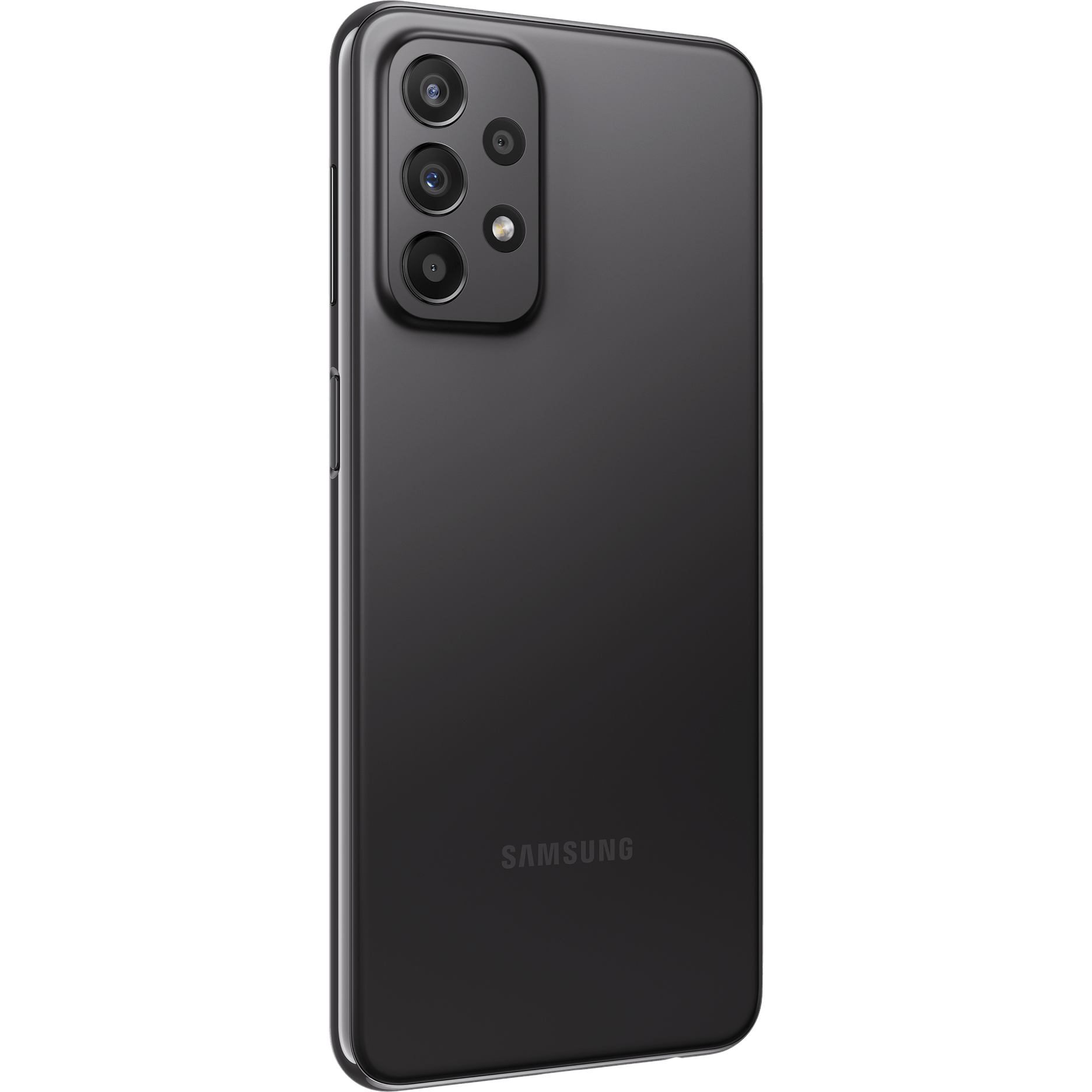Samsung Galaxy A23 5G Awesome Black - Aanzicht vanaf links