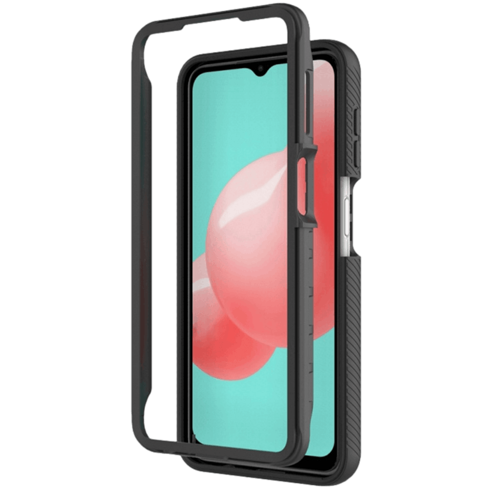 Comfycase Samsung Galaxy A32 schokbestendig slank full body hoesje Zwart