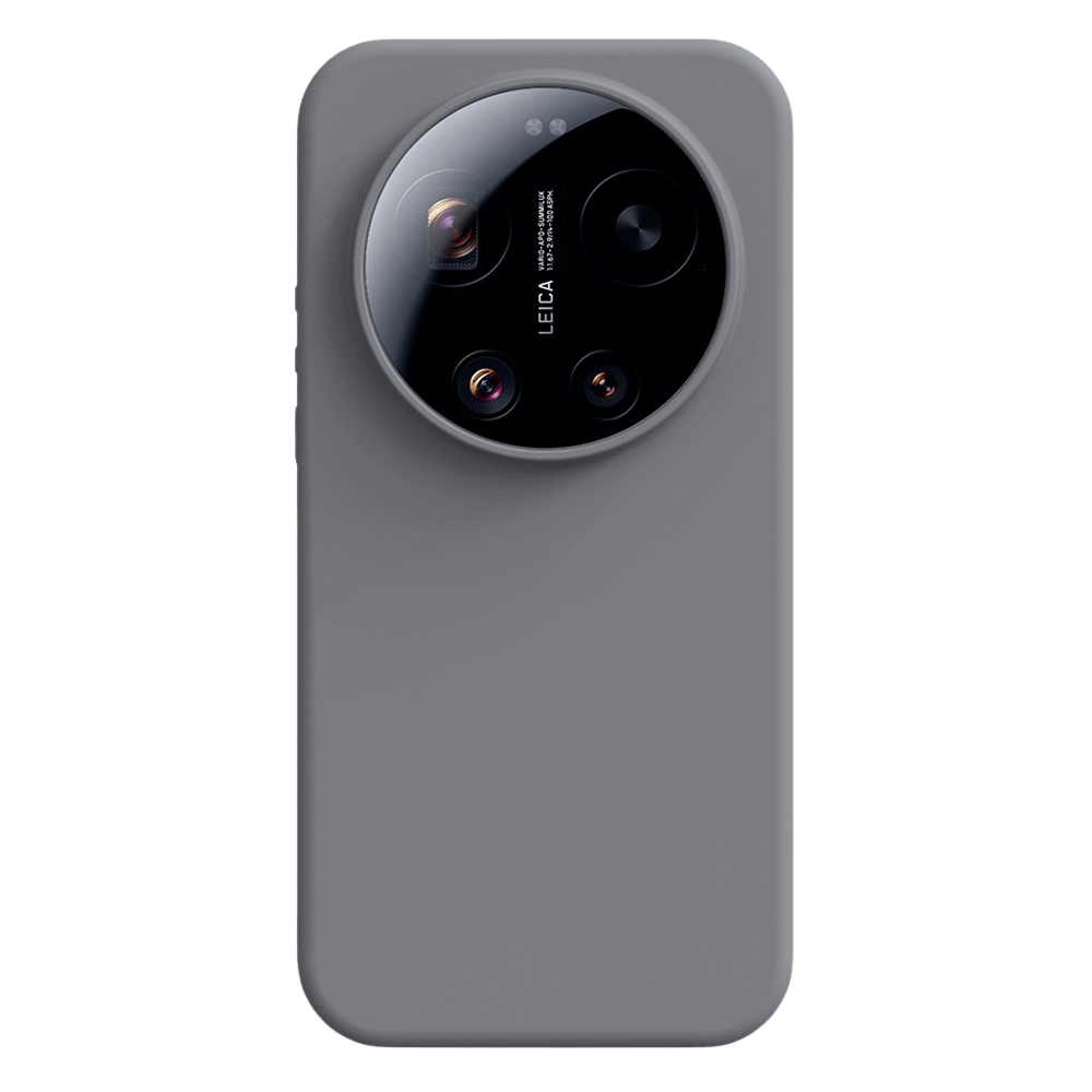 Mocaa Xiaomi 17 Ultra Siliconen Hoesje Donkergrijs