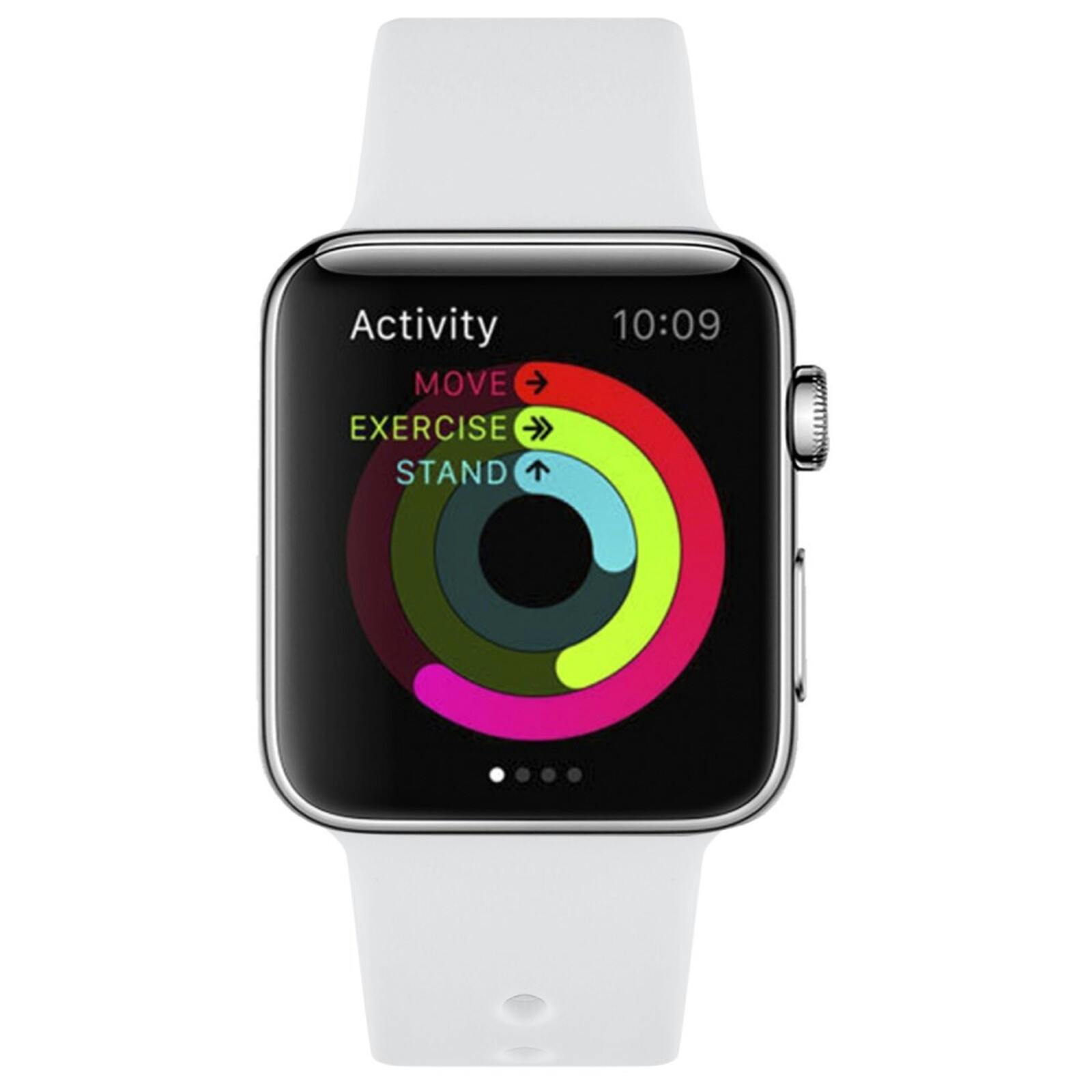 Mocaa Apple Watch Siliconen Horlogebandje 41-42mm Wit