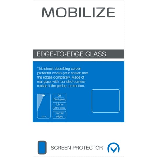 Mobilize Edge 40 Pro Edge-to-Edge Screenprotectors Transparant