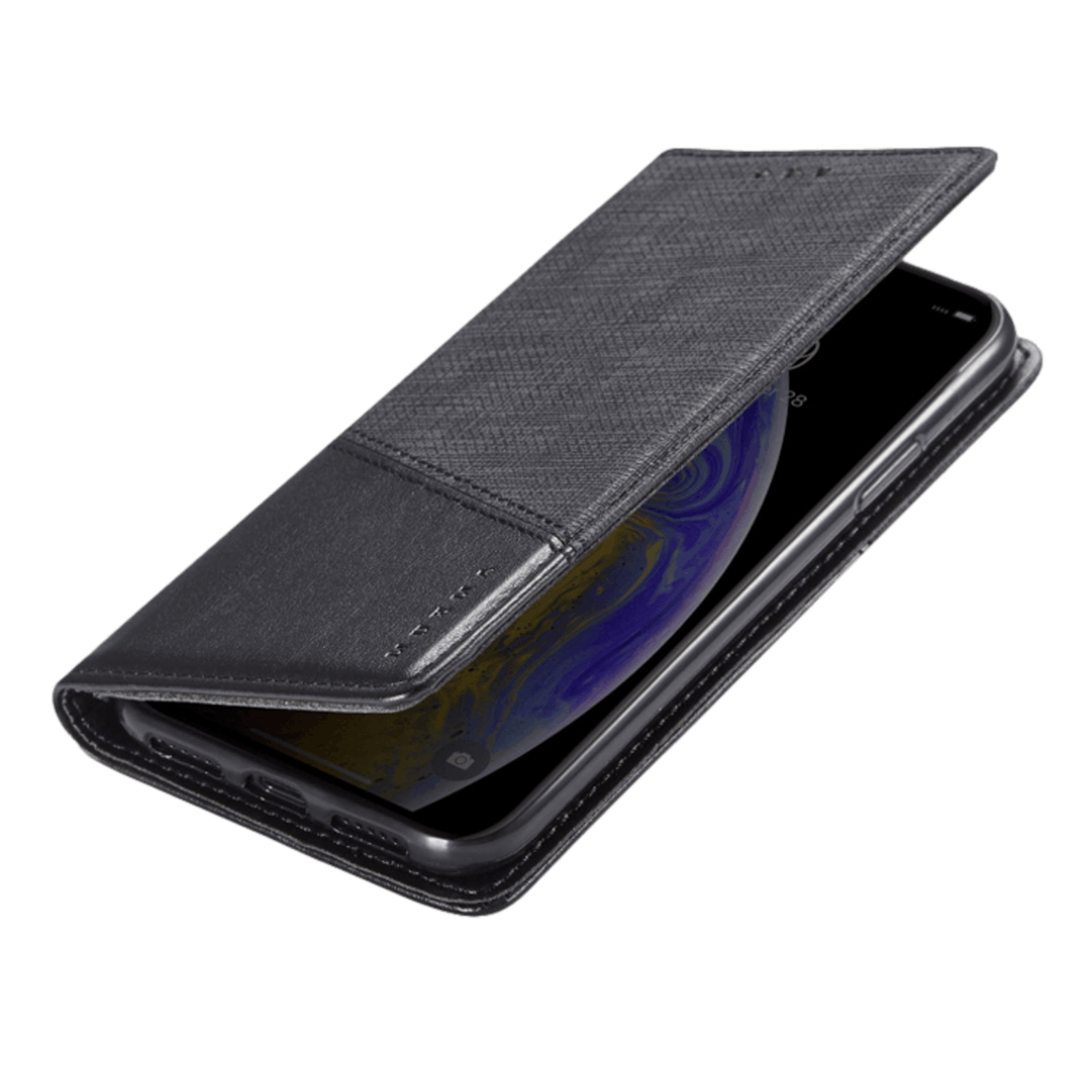 MUXMA Samsung Galaxy S20 Easy Carry Wallet Telefoonhoesje Zwart