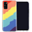 Mocaa Samsung Galaxy S20 FE Beschermhoesje Regenboog Design Meerkleurig