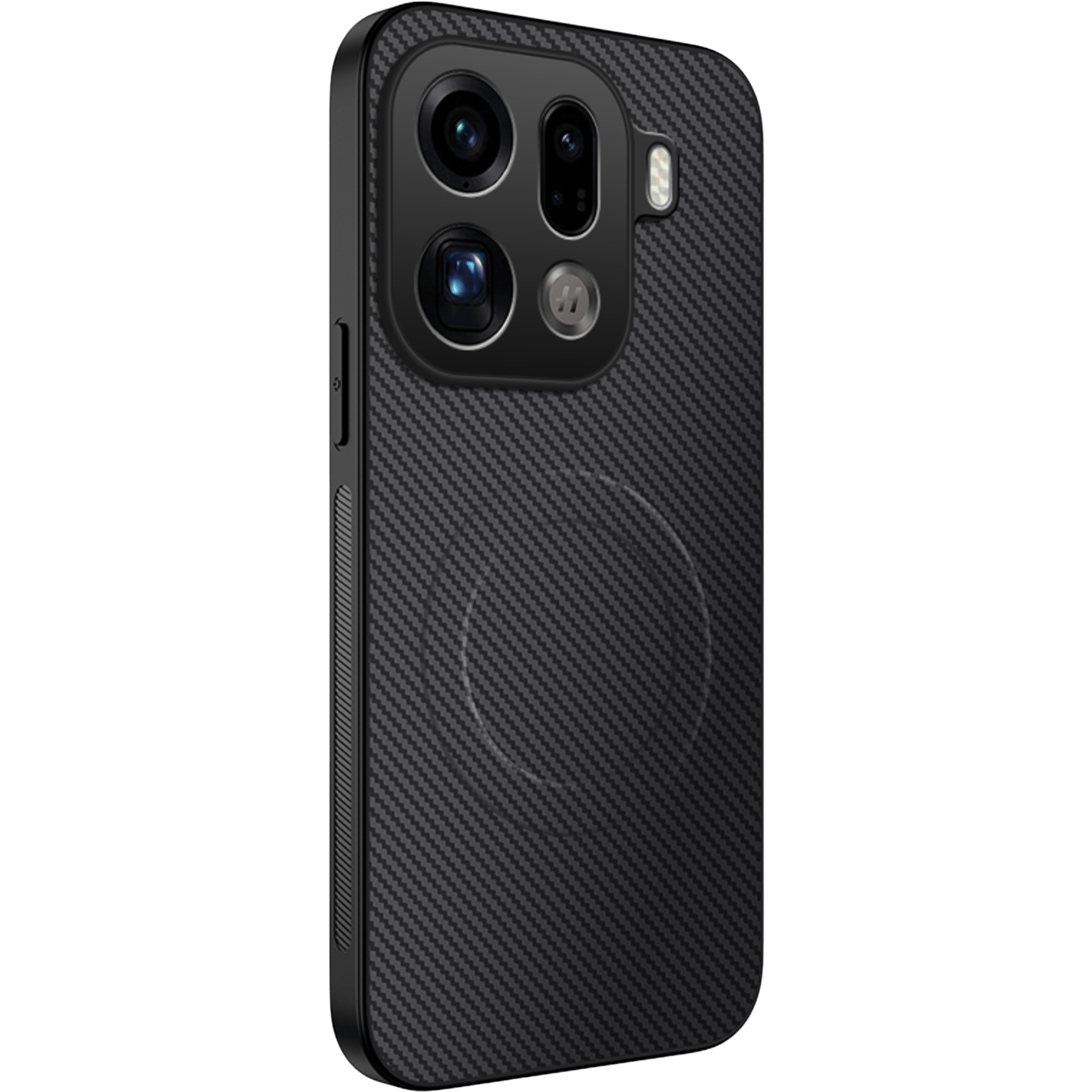 CaseBody OPPO Find X9 Pro Carbon Fiber Hoesje Zwart
