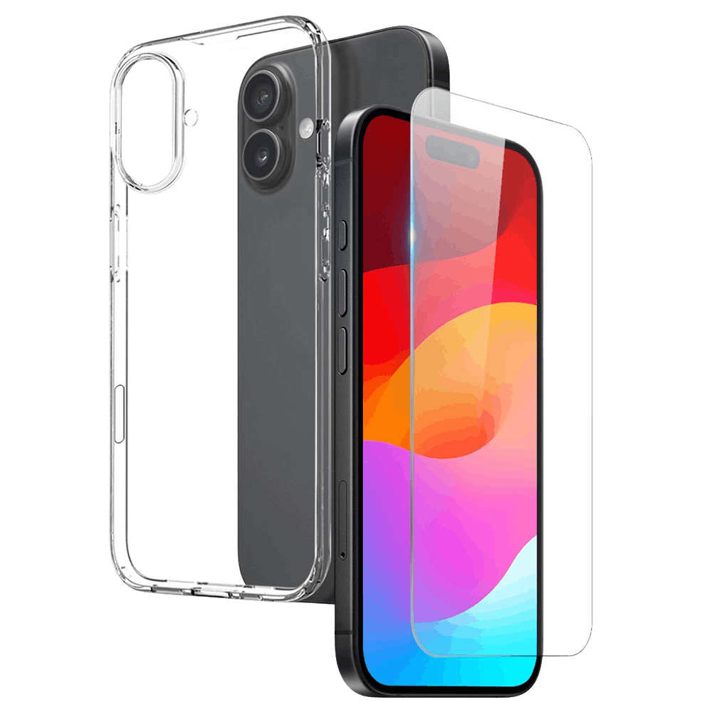 Northjo Apple iPhone 17 Hoesje en Screenprotector Transparant