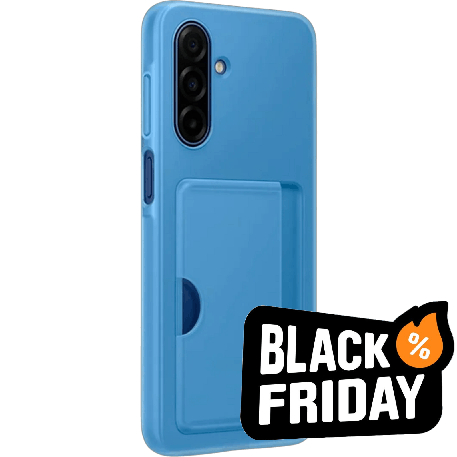 Samsung Galaxy A17 Card Slot Case Blauw