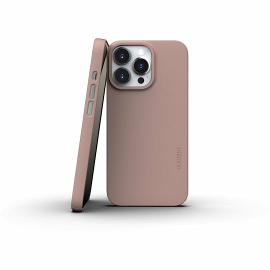 Nudient iPhone 13 Pro Dun Hoesje Dusty Pink - Voorkant
