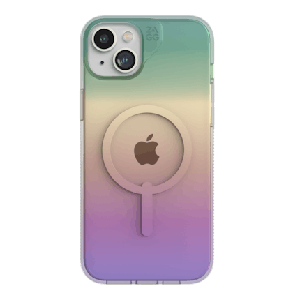 ZAGG iPhone 15 Plus Milan Snap MagSafe Hoesje Holografisch - Achterkant