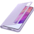 Samsung Galaxy S21 FE Doorzichtig View Hoesje Lavender - Voorkant