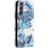 Mocaa Samsung Galaxy S21 Blue Leaf Magnetisch Bookcase Hoesje Meerkleurig