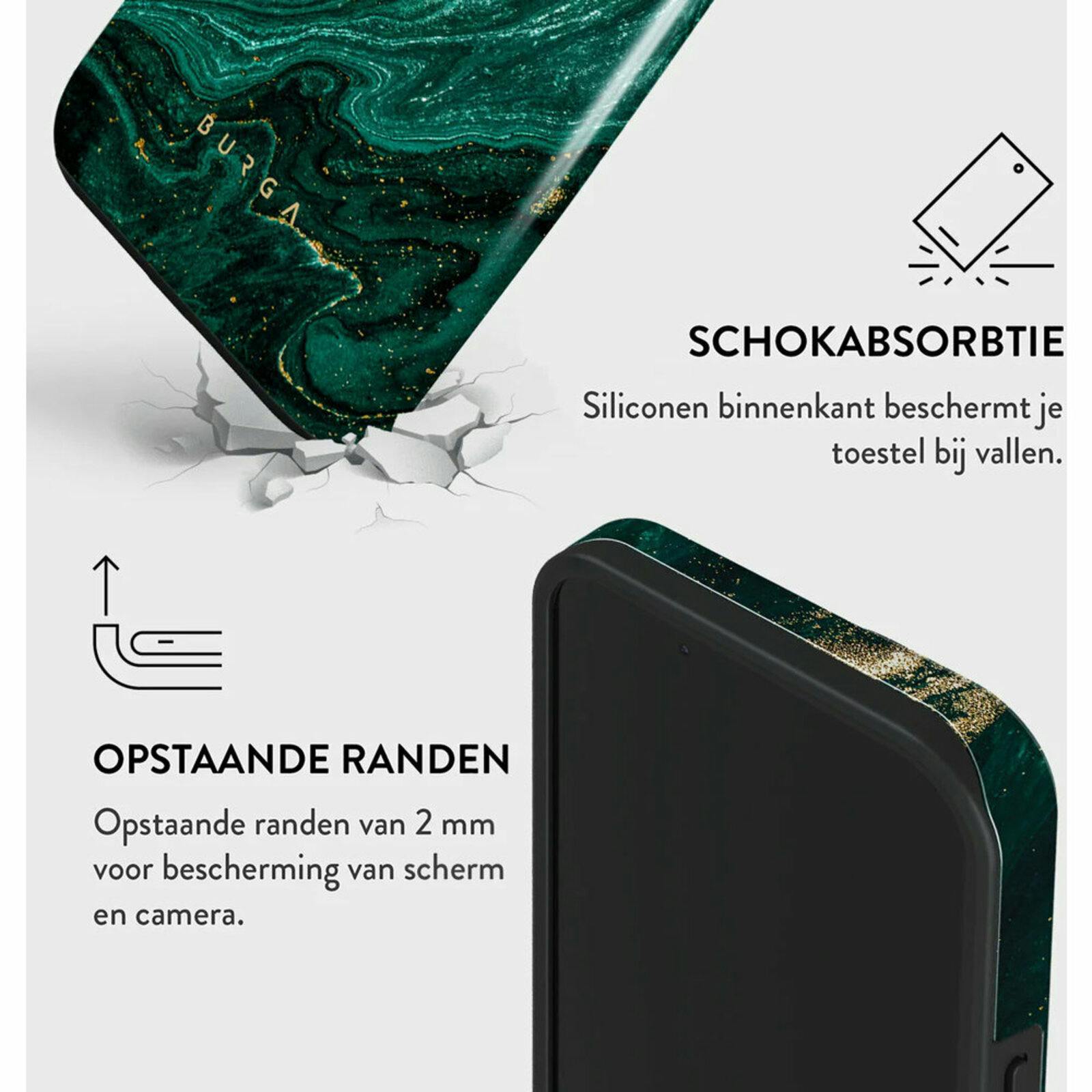 Burga iPhone 15 Hoesje Emerald Pool