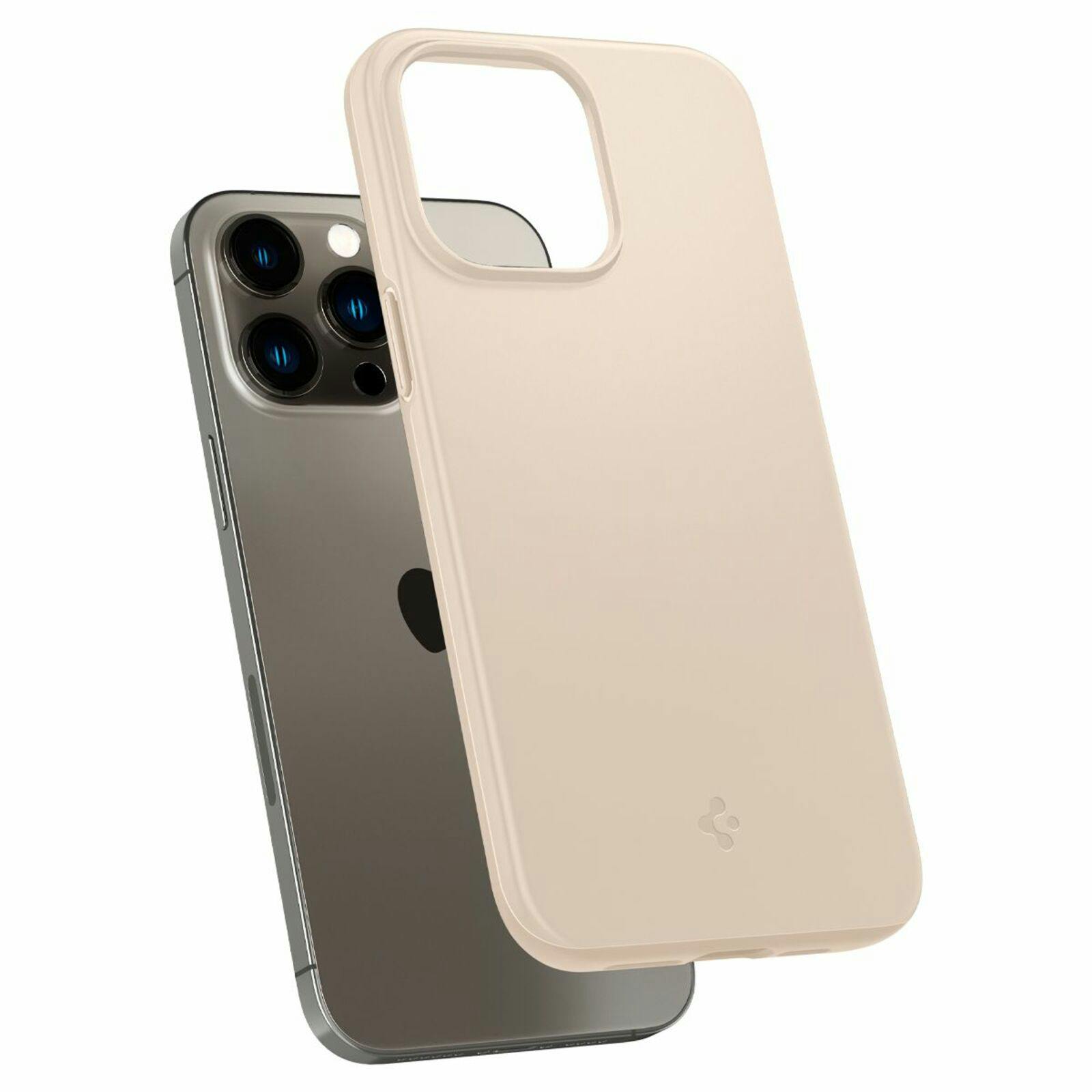 Spigen iPhone 14 Pro Thin Fit Hoesje Beige