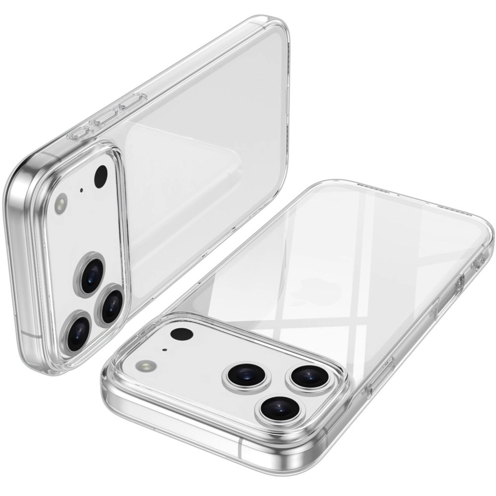 Mocaa iPhone 17 Pro Max / 18 Pro Max Clear Hoesje Transparant