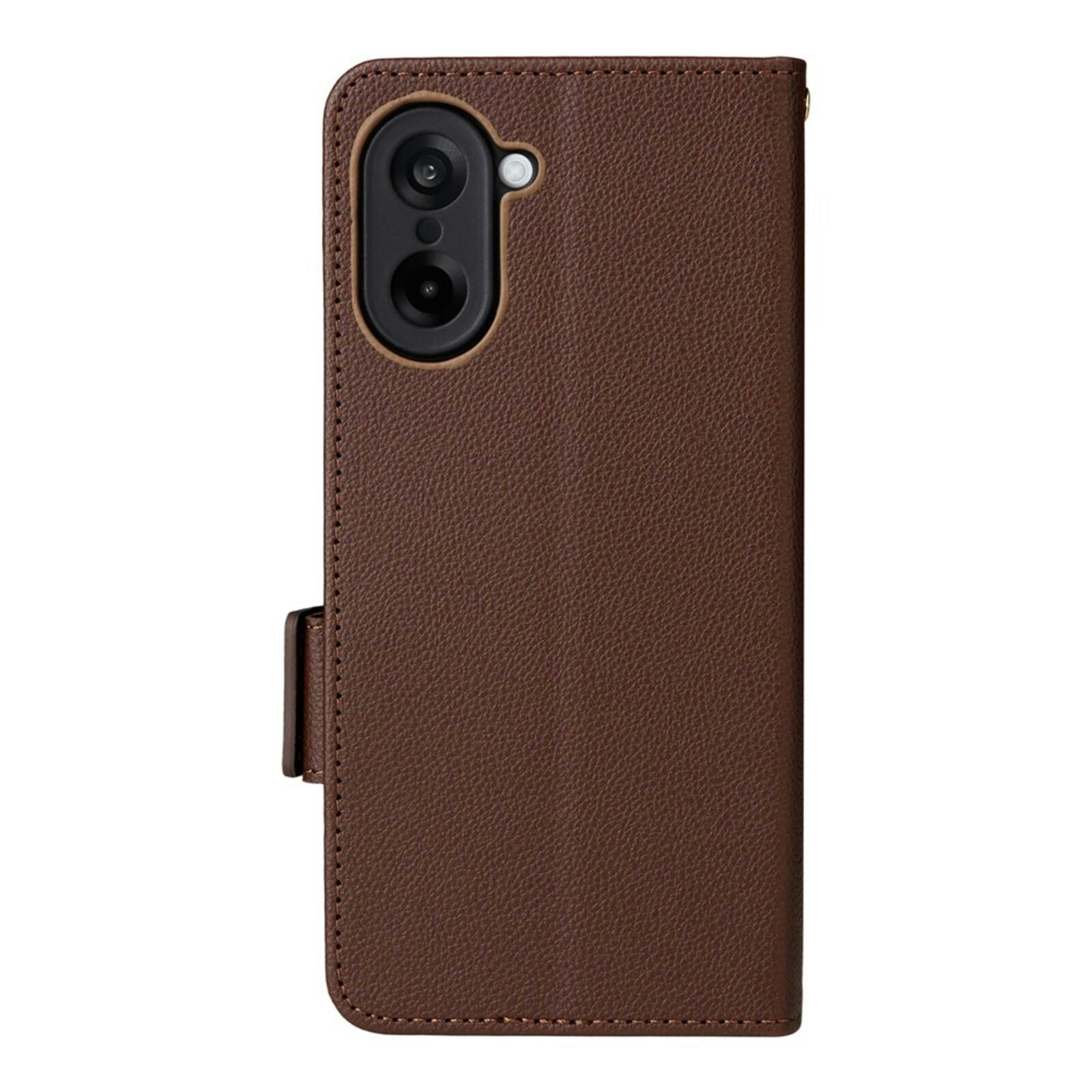 Comfycase OnePlus Nord CE5 Book Case met Koord Bruin