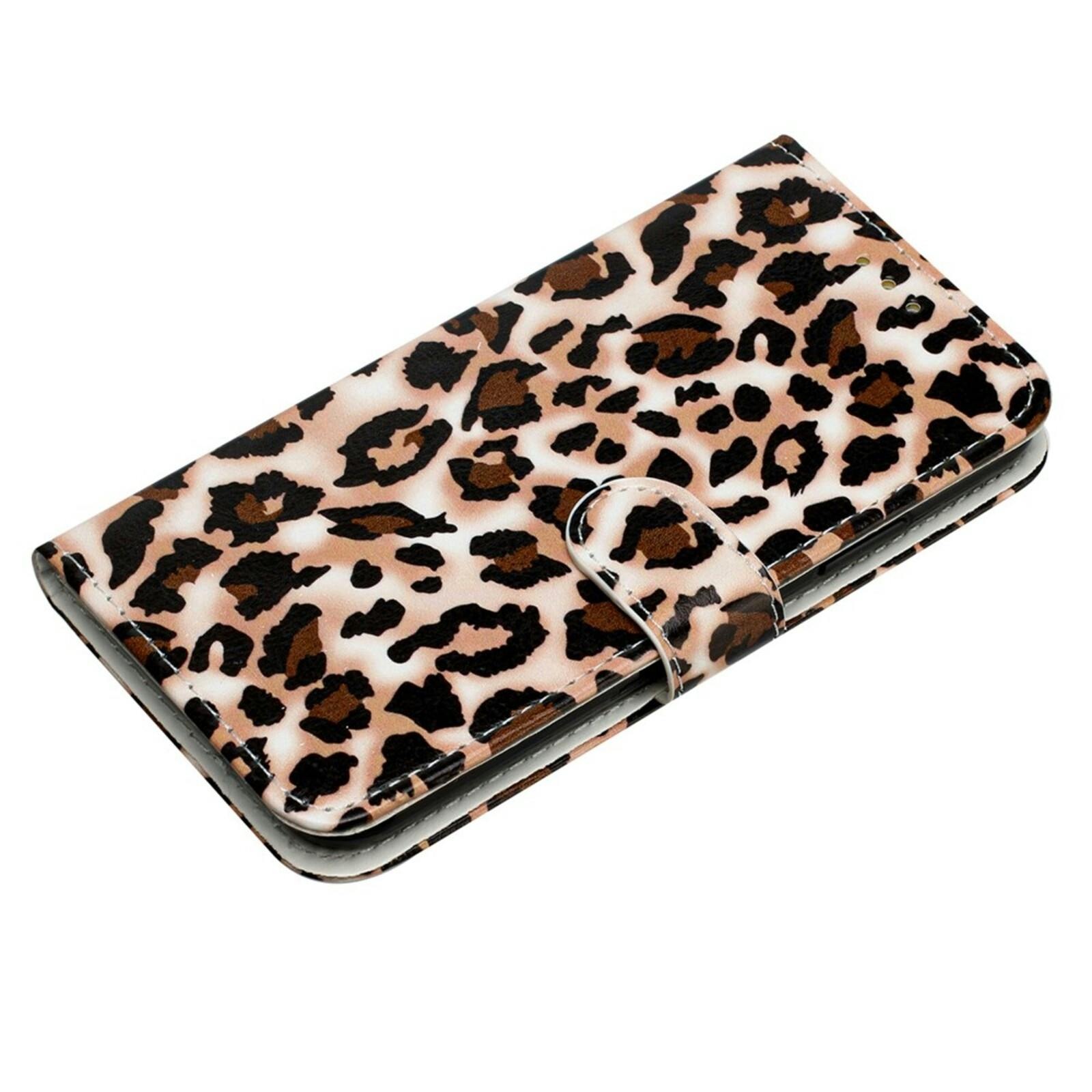Comfycase Apple iPhone 17 Pro Max Bookcase Luipaardprint Meerkleurig