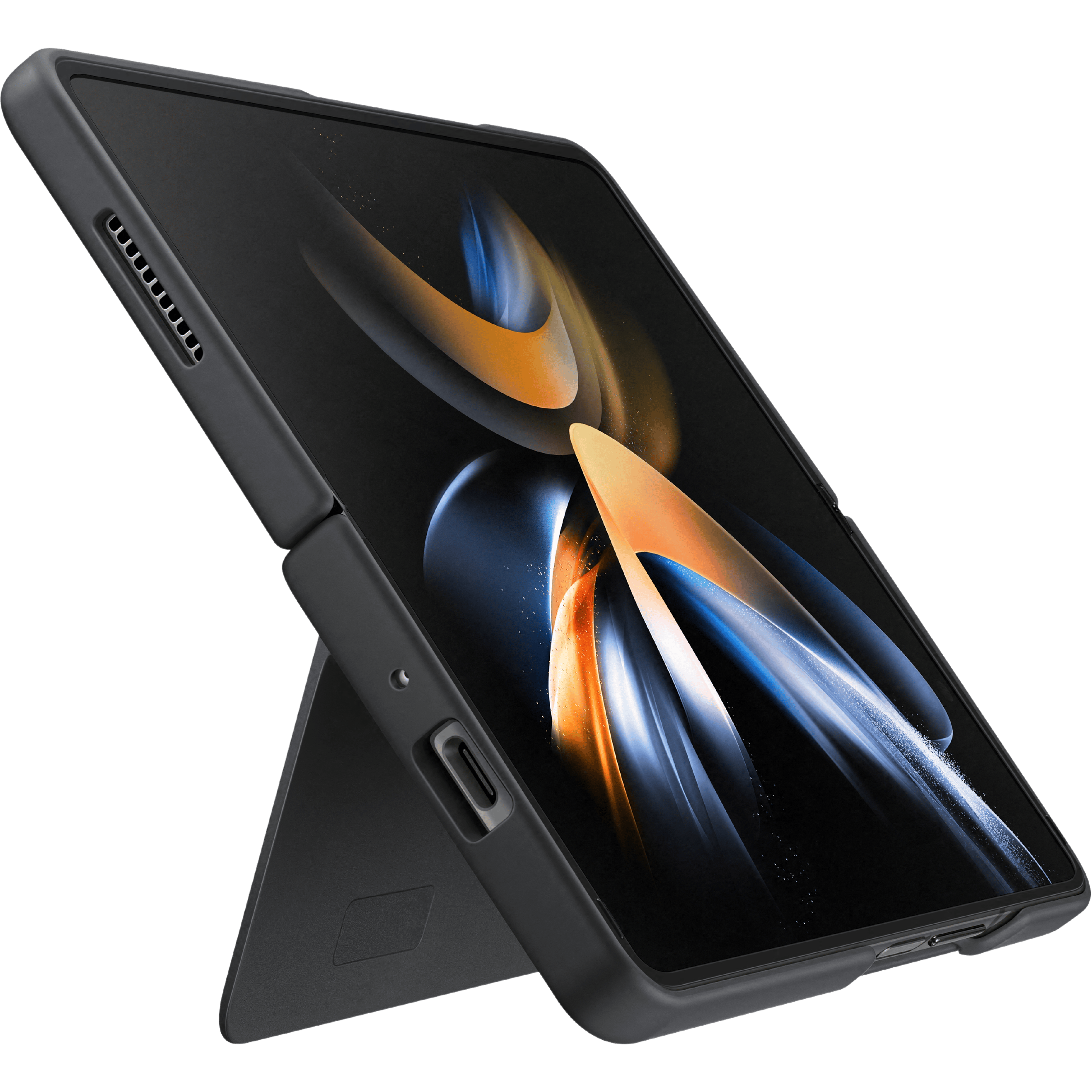 Samsung Galaxy Z Fold4 Protective Standing Hoesje Zwart