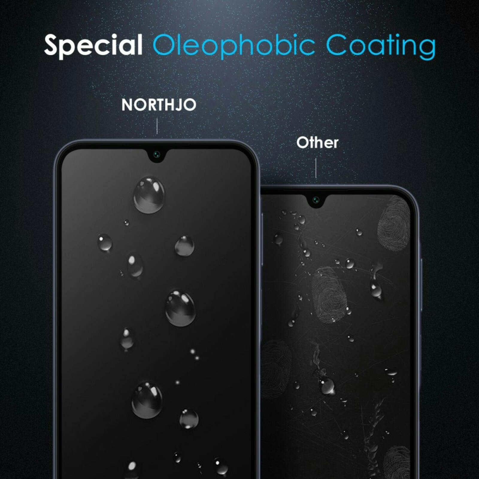 Northjo Samsung Galaxy A16 A+ Glass Screenprotector Transparant