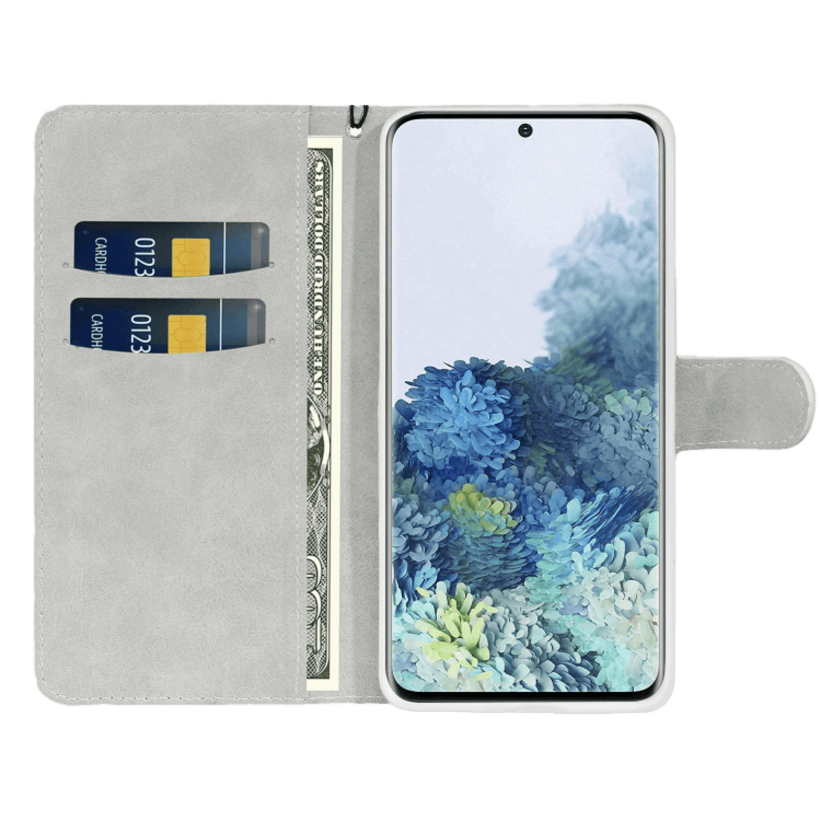 Fashion Samsung Galaxy S20 Shimmer and Shine Bookcase Zwart