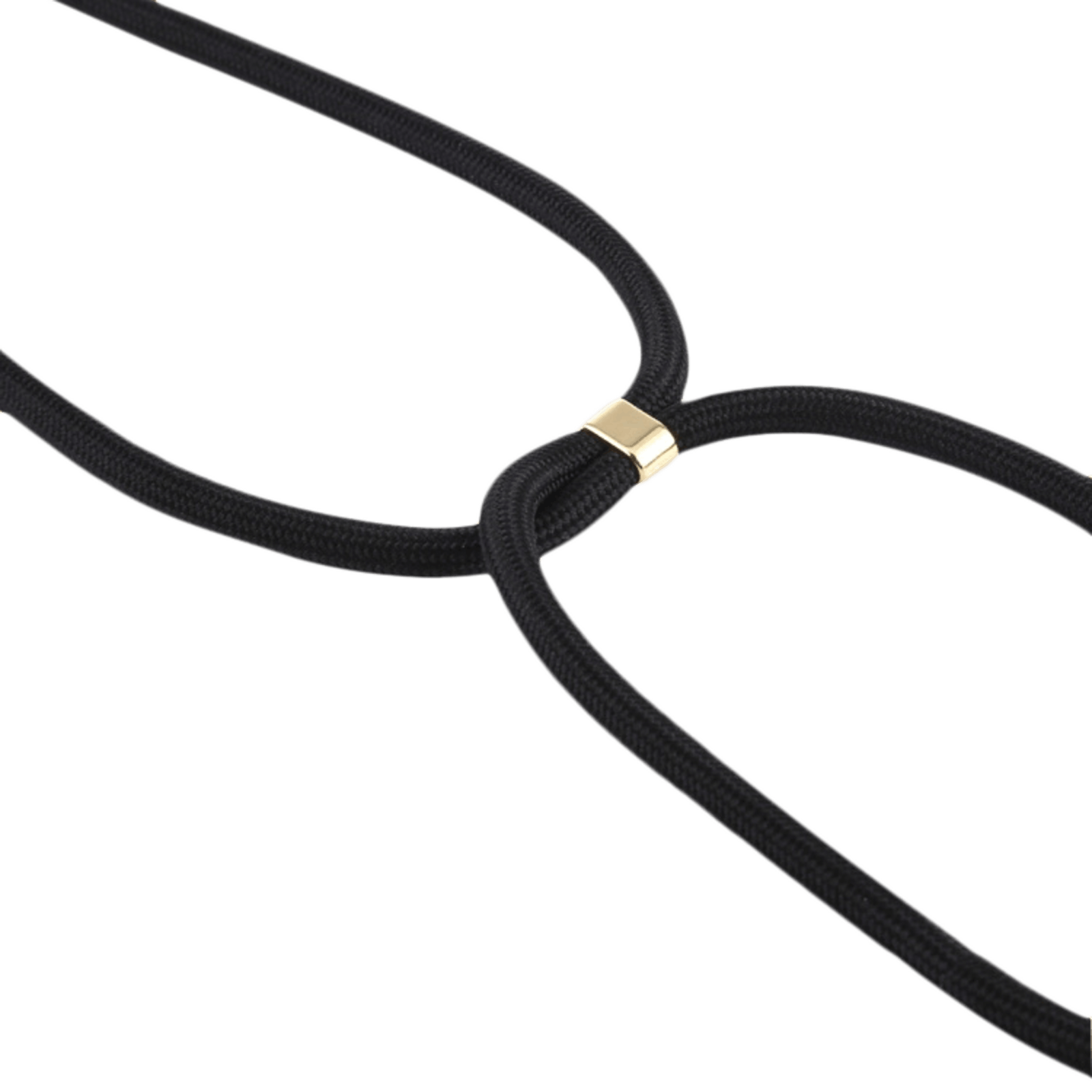 Mocaa iPhone 12 Pro Max Telefoonhoesje met Koord Zwart