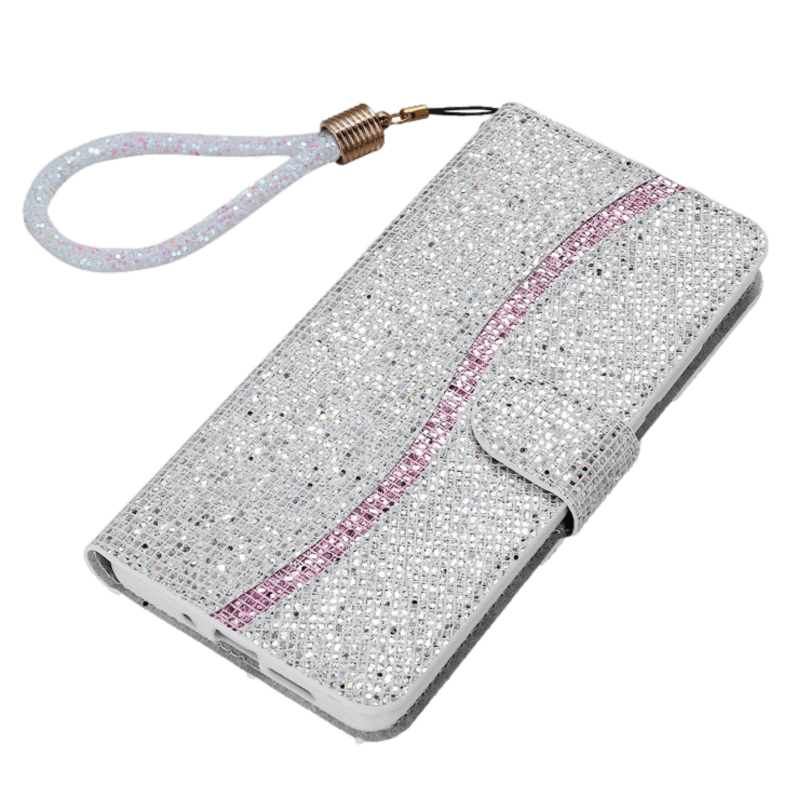 Fashion Samsung Galaxy S20 Shimmer and Shine Bookcase Zilver