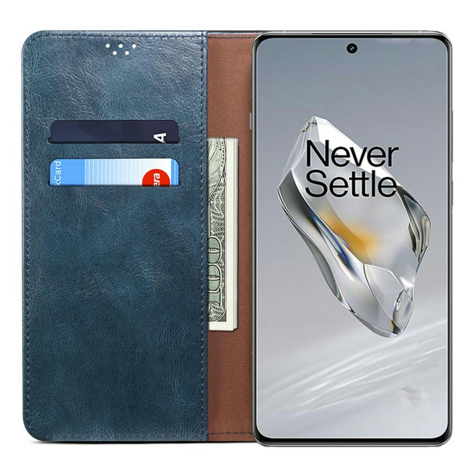 CaseBody OnePlus 12R Retro Bookcase Blauw