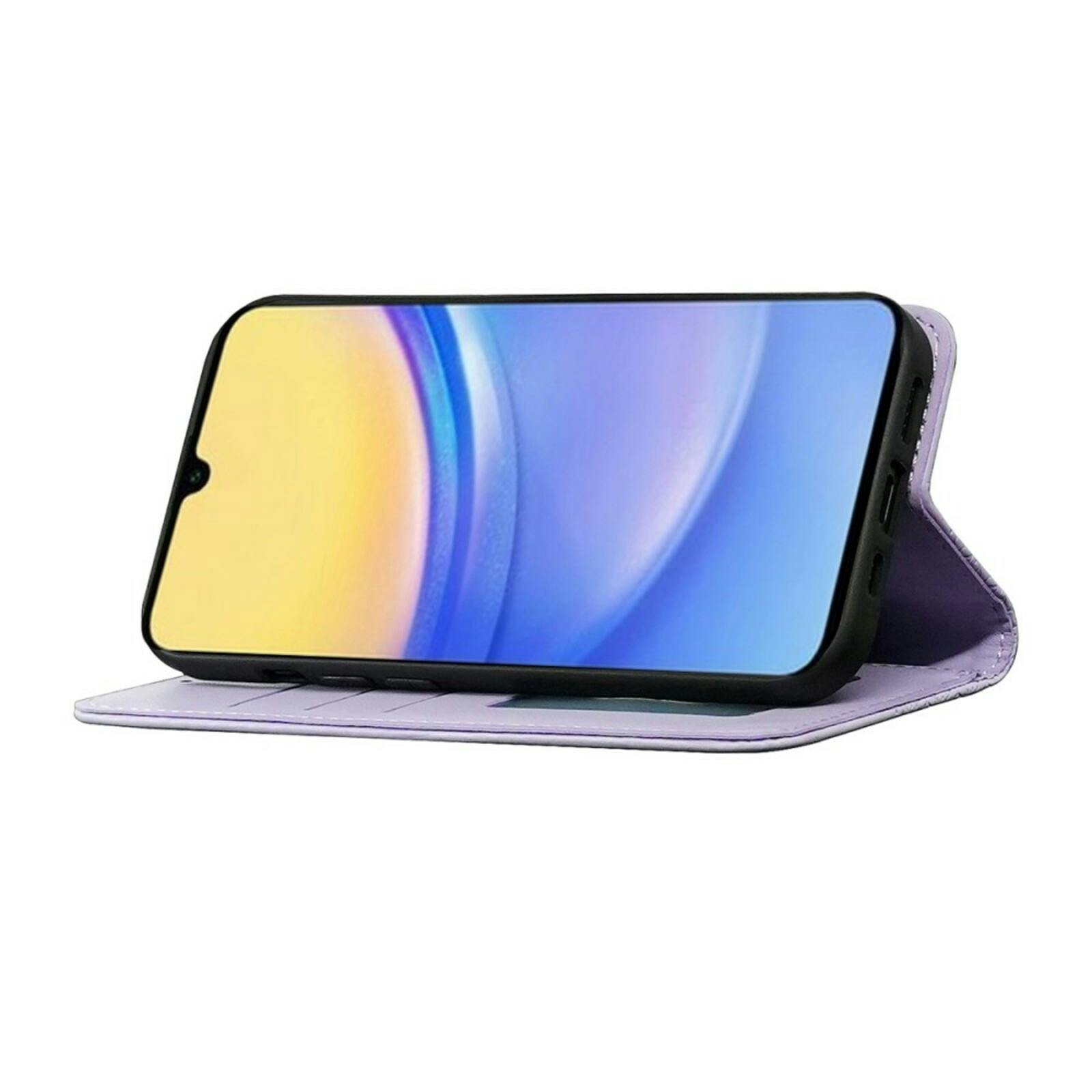 TwoTone Samsung Galaxy A16 Slim Magnetic Bookcase Paars