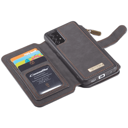 Caseme Samsung Galaxy S22 Wallet met Uitneembaar Hoesje Zwart