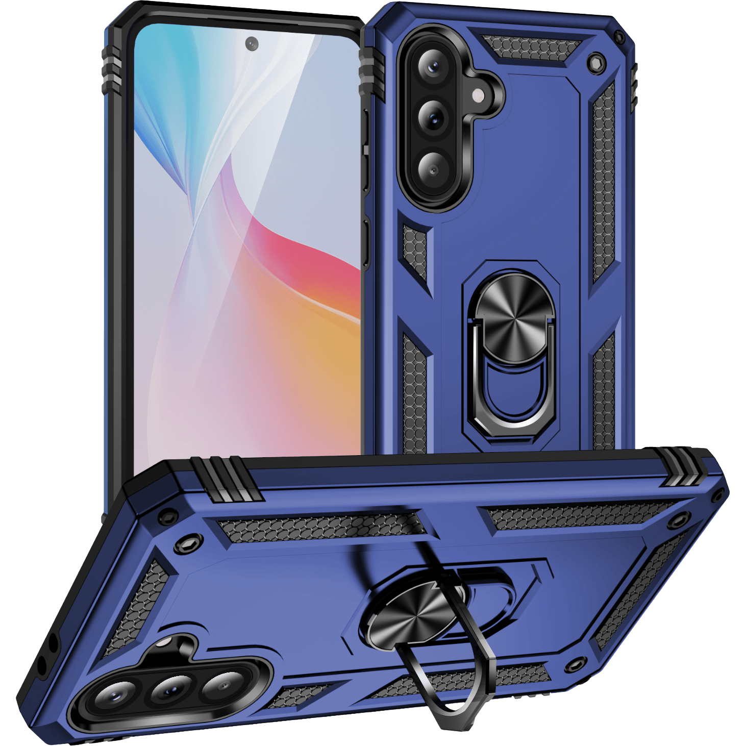 CaseBody Samsung Galaxy A37 Shield Case Blauw