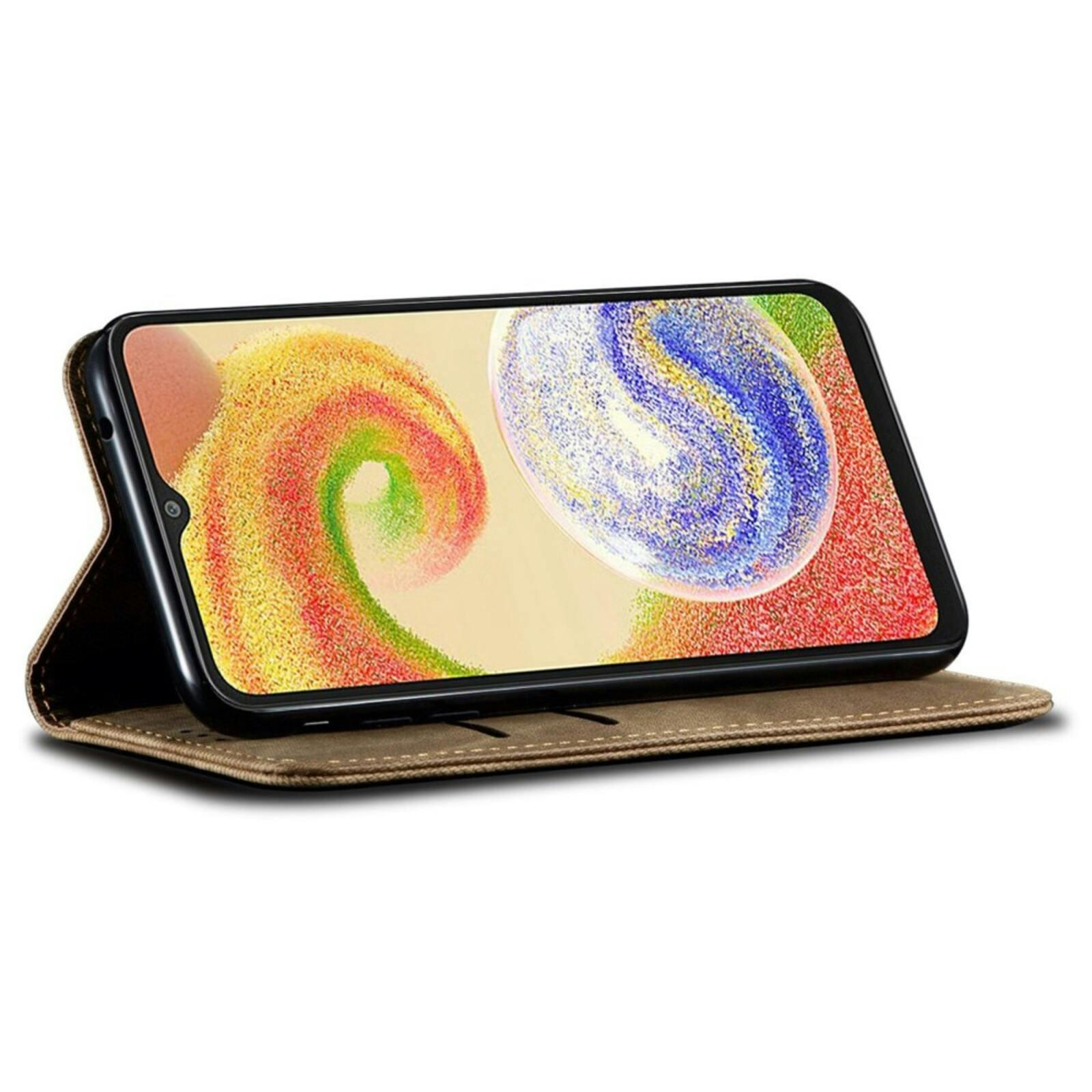 CaseBody Samsung Galaxy S25 Plus Denim Bookcase Bruin