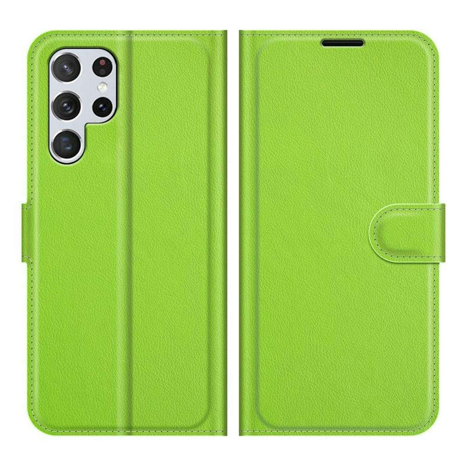 Just in Case Galaxy S22 Ultra TPU Portemonnee Hoesje Green