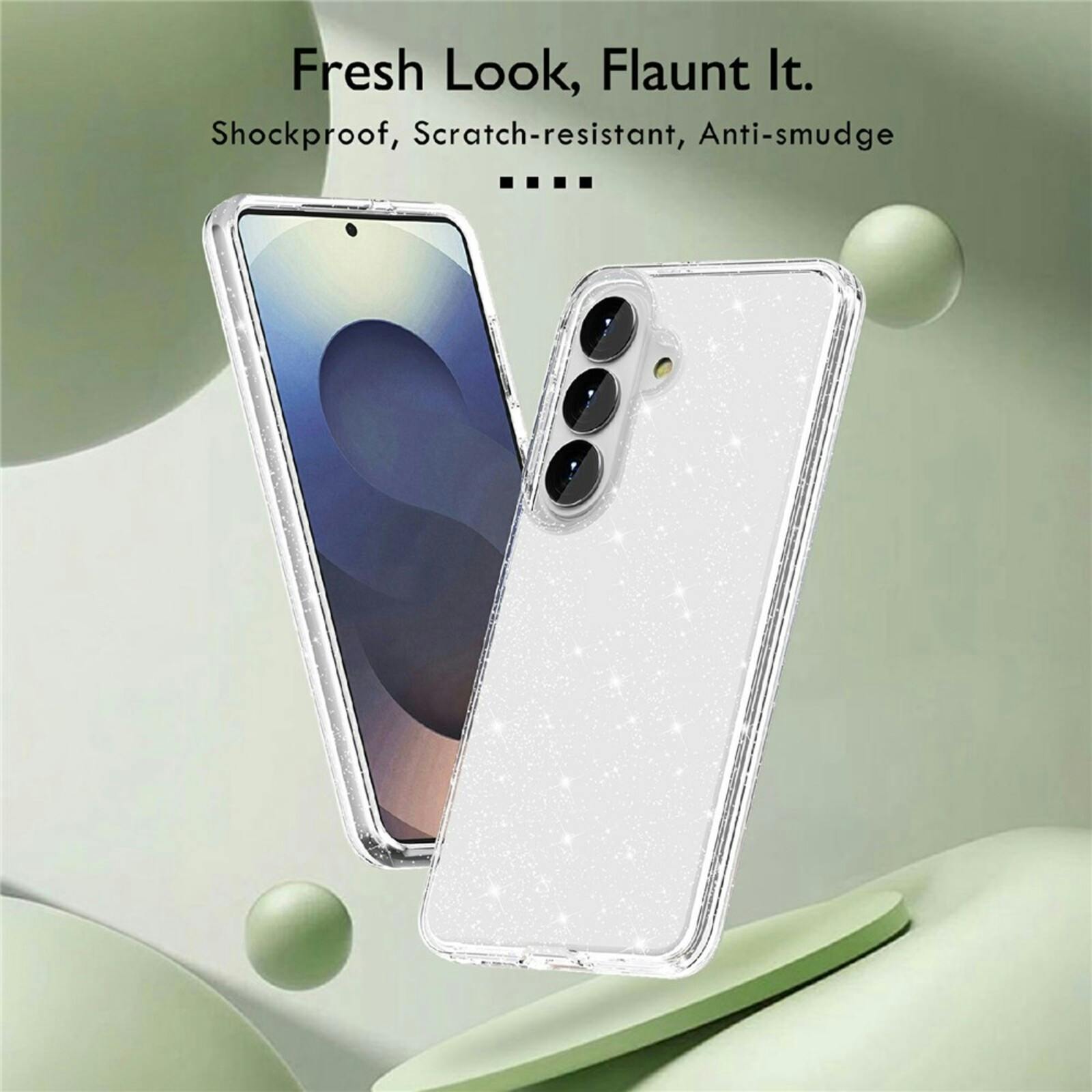 CaseBody Samsung Galaxy S26 Plus Glitz Beschermhoesje Roze