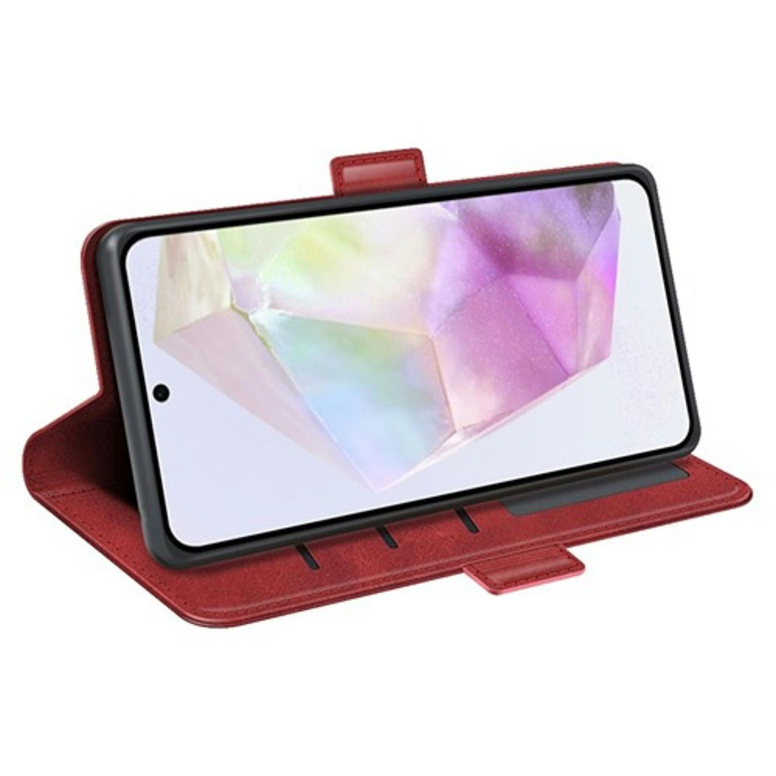 Comfycase Samsung Galaxy A56 / A36 Bookcase Hoesje Rood