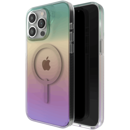 ZAGG iPhone 15 Pro Max Milan Snap MagSafe Hoesje Holografisch - Voorkant & achterkant