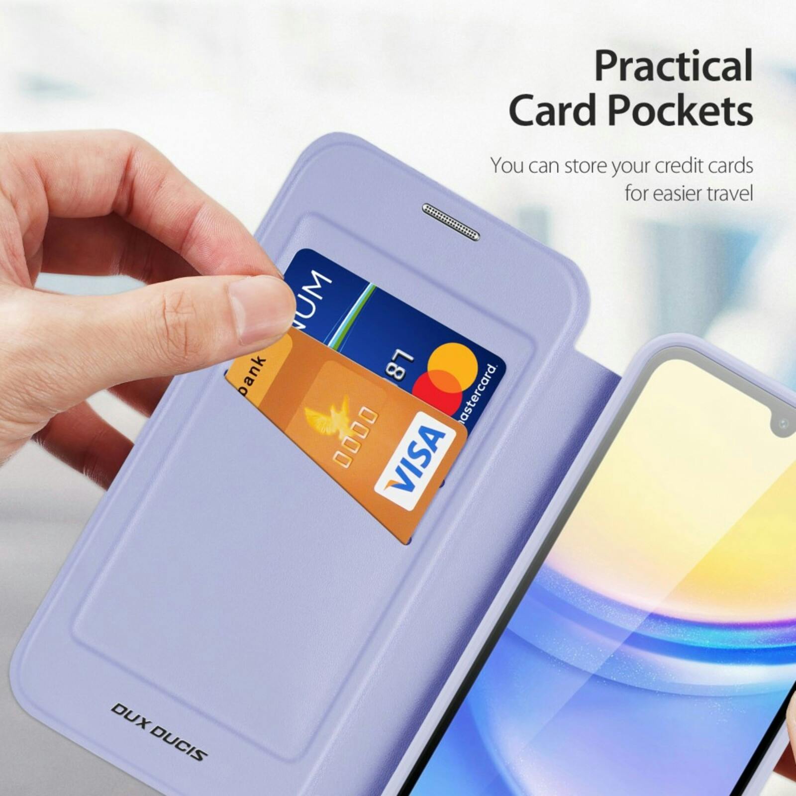 DUX DUCIS Samsung A15 Skin X Pro Hoesje Paars