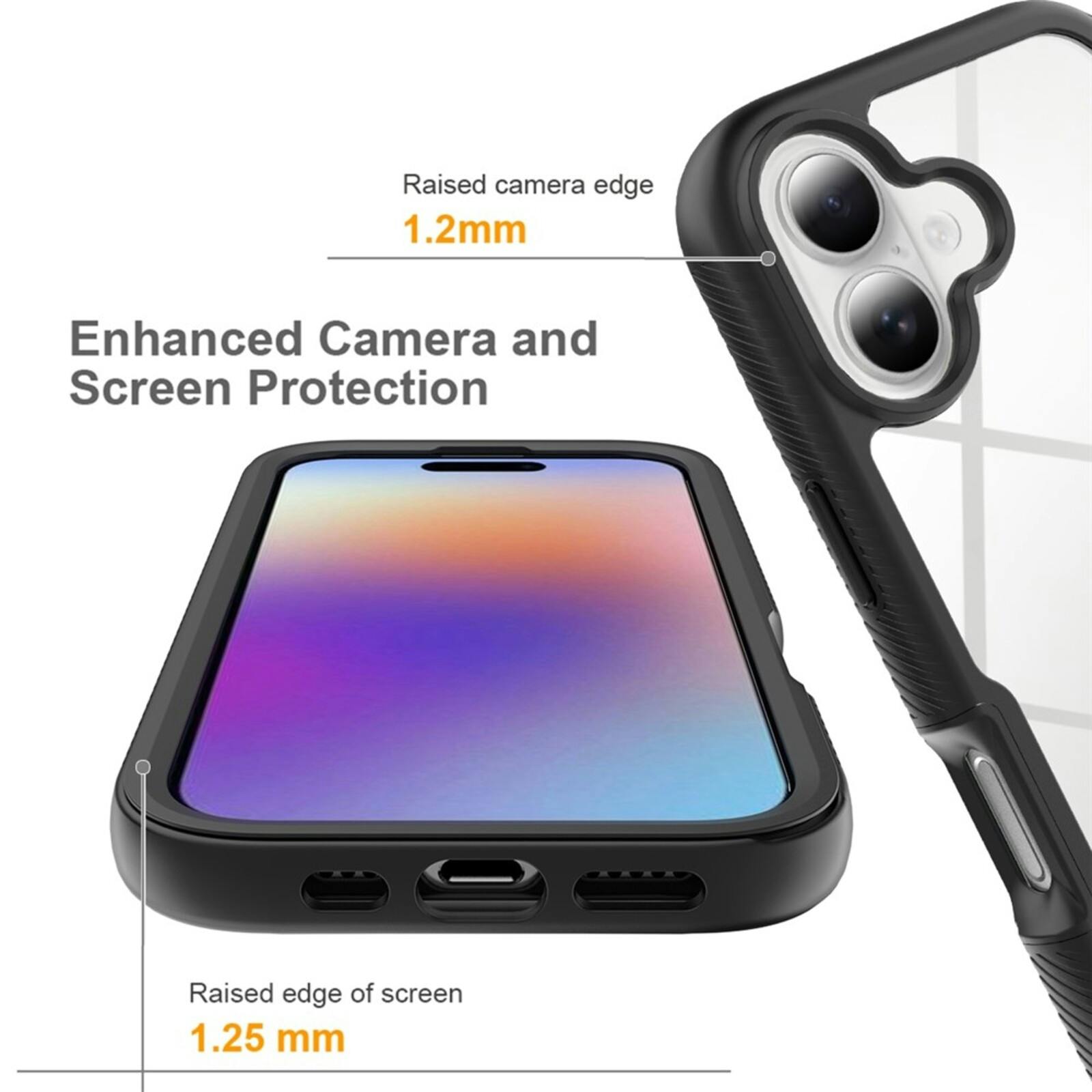 Comfycase Apple iPhone 17 Full Protection Hoesje Zwart