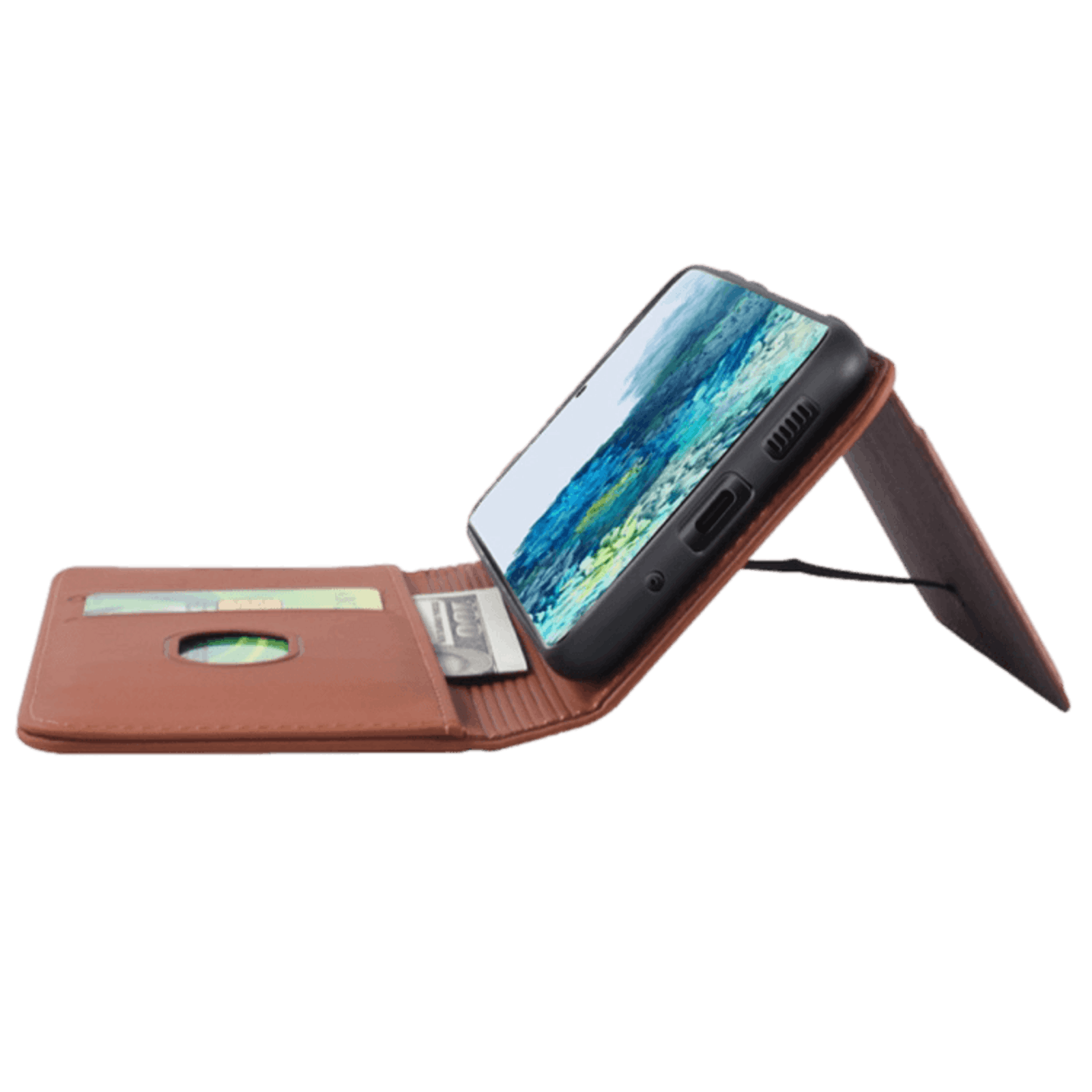 CaseBody Samsung Galaxy S20 Lux Bookcase Hoesje Bruin