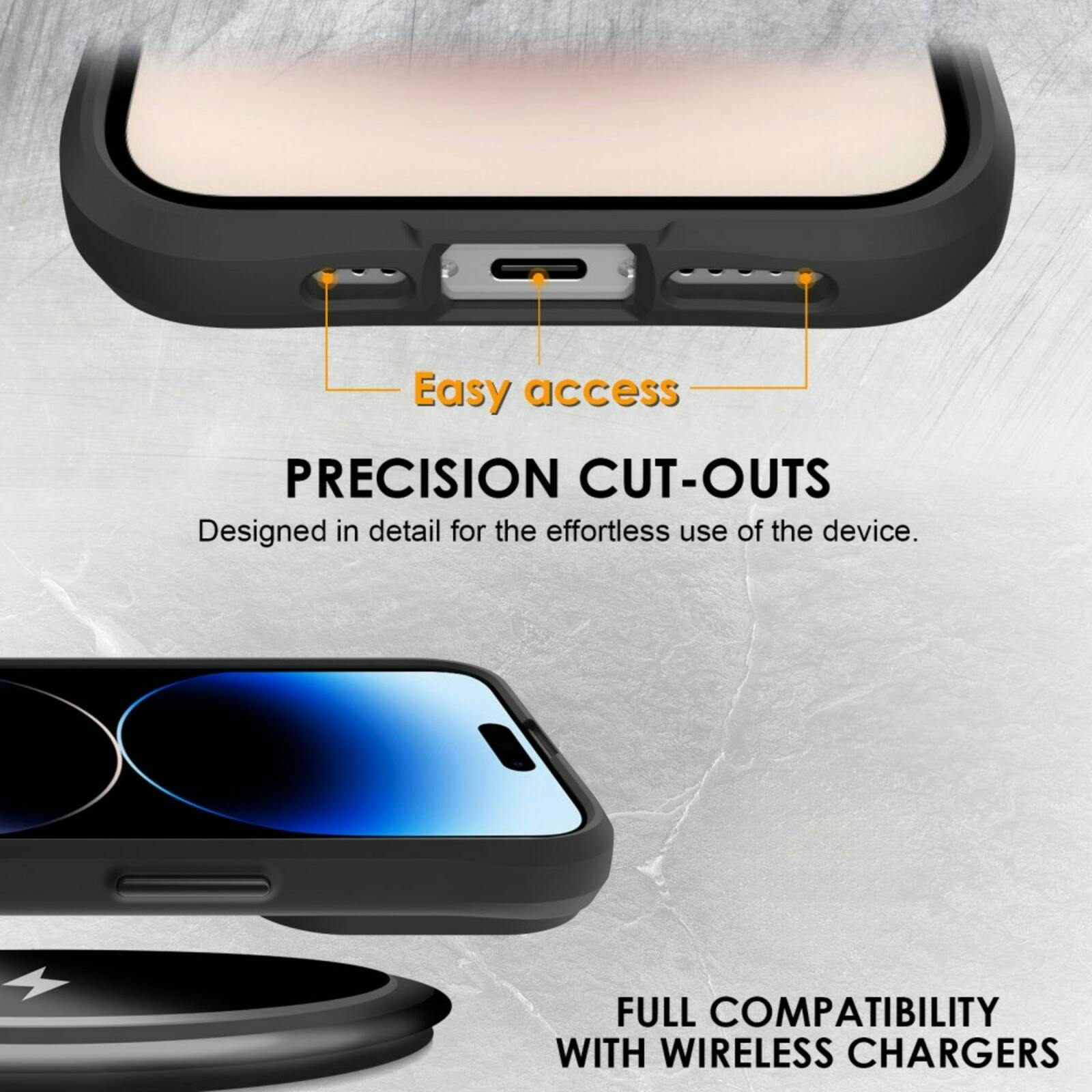 CaseBody iPhone 16 Pro Combat X Beschermhoesje Zwart