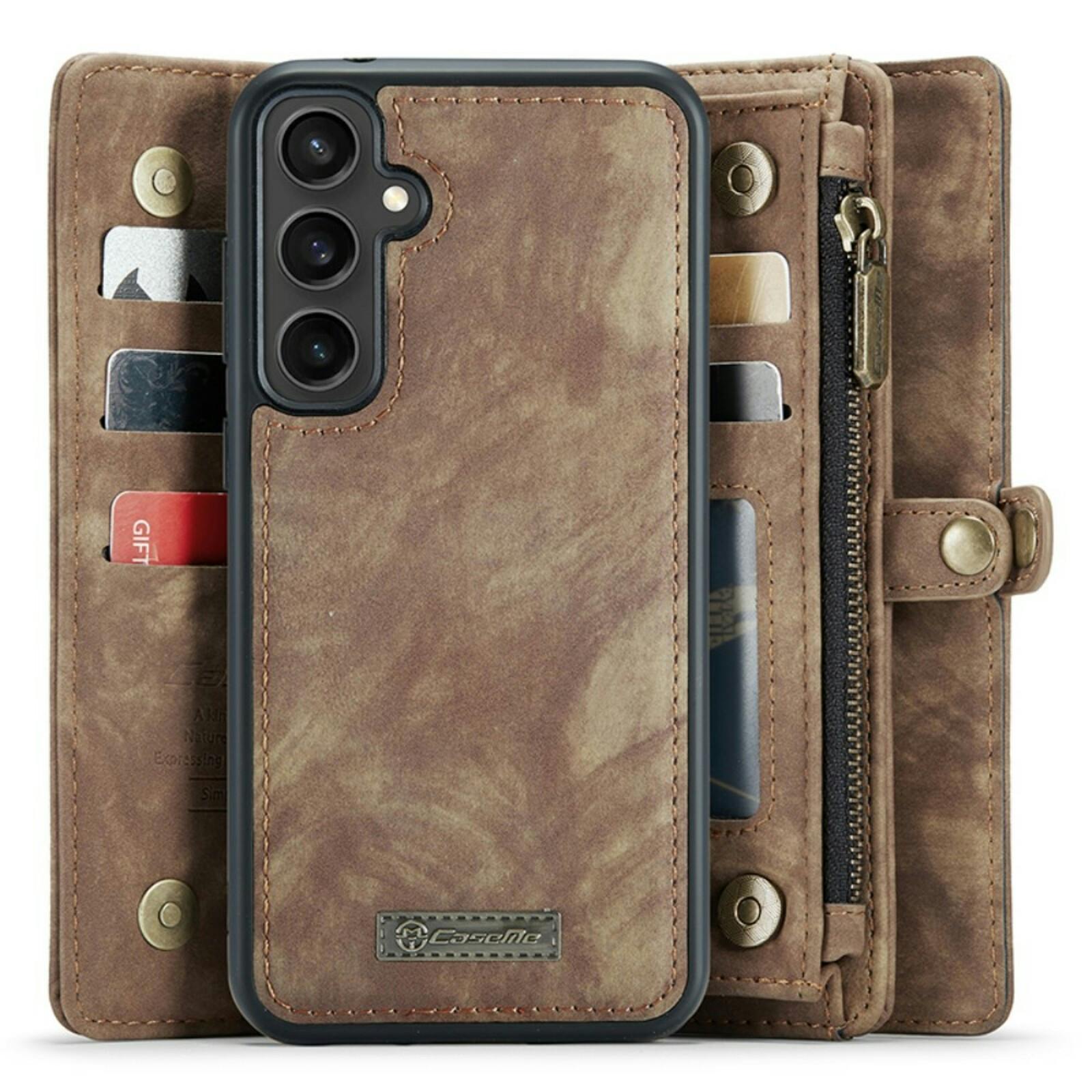 Caseme Samsung S23 FE Vintage Wallet Hoesje Bruin