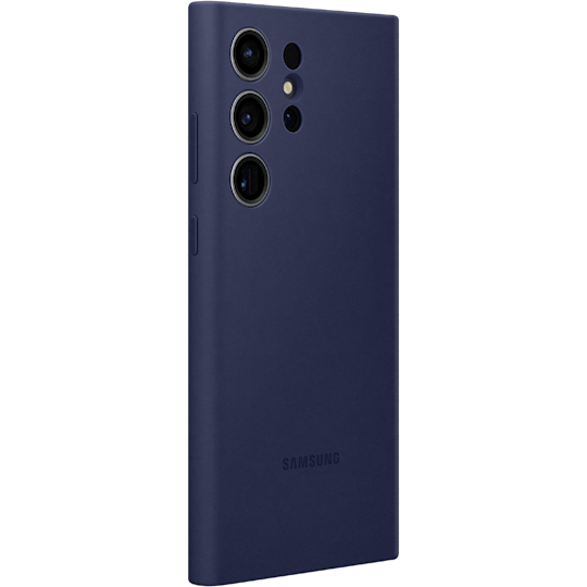 Samsung Galaxy S23 Ultra Siliconen Hoesje Blauw