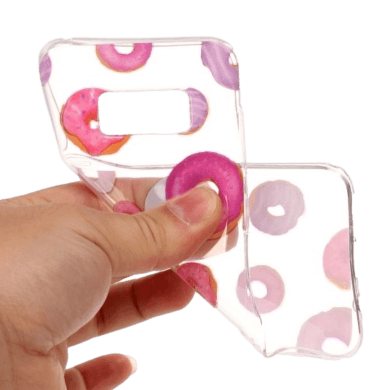 Mocaa Samsung Galaxy S8 Hoesje Donuts Meerkleurig