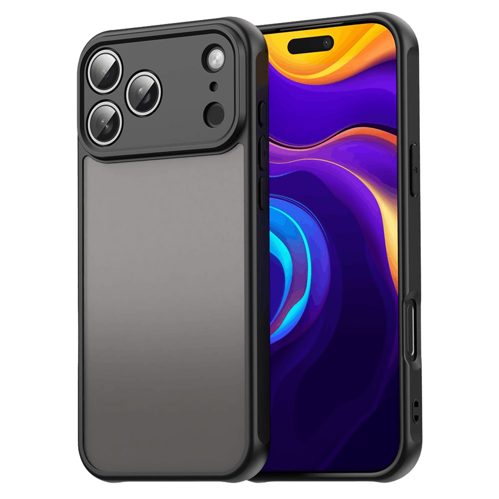 Mocaa Apple iPhone 17 Pro Max Slim Anti-Shock Hoesje Zwart