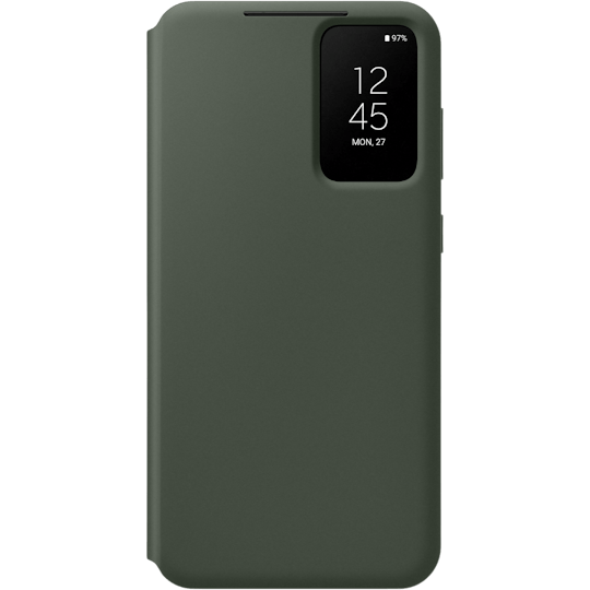 Samsung Galaxy S23 Plus Smart View Hoesje Groen - Voorkant