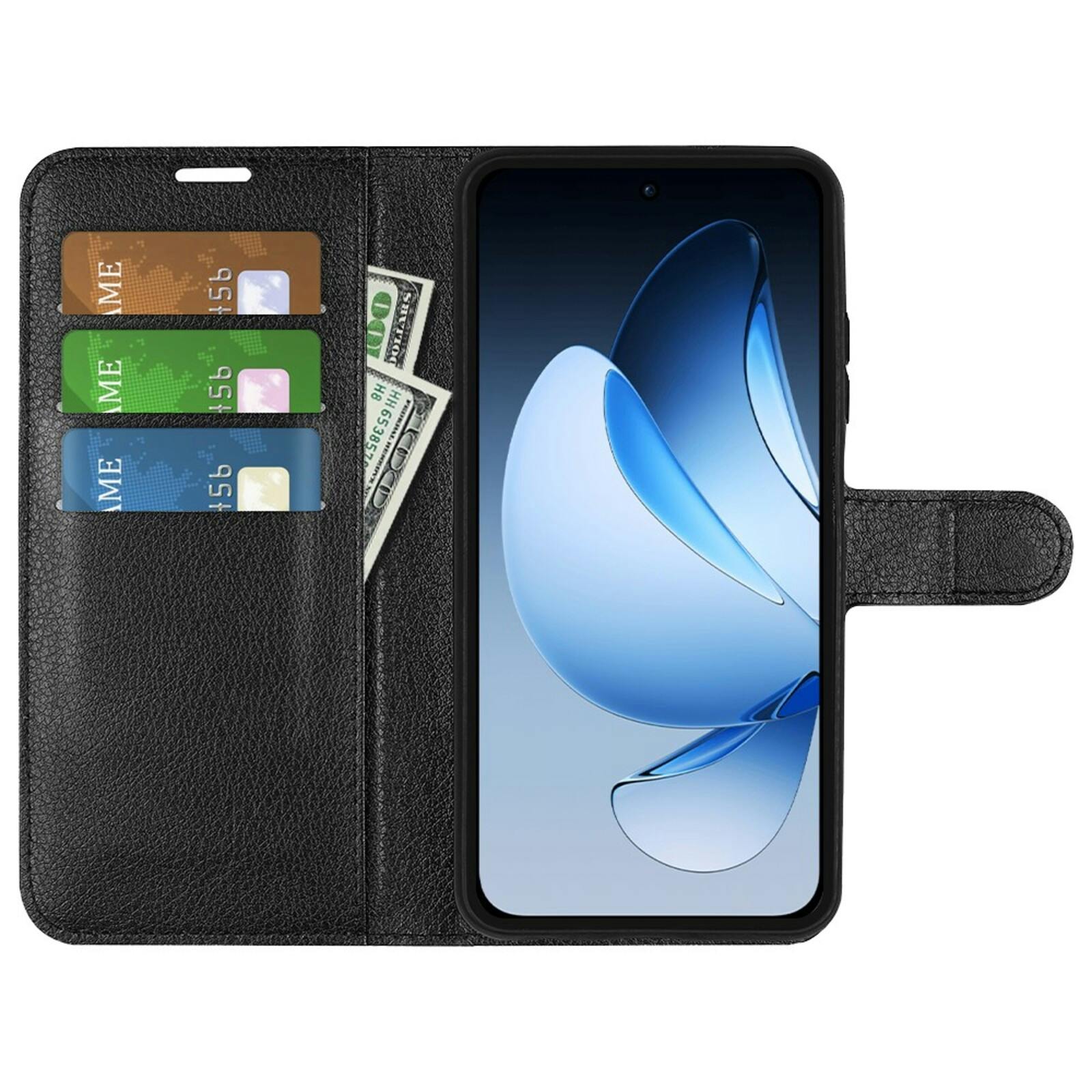 Mocaa Oppo Reno13 Pro 5G Slim-Fit Bookcase Zwart