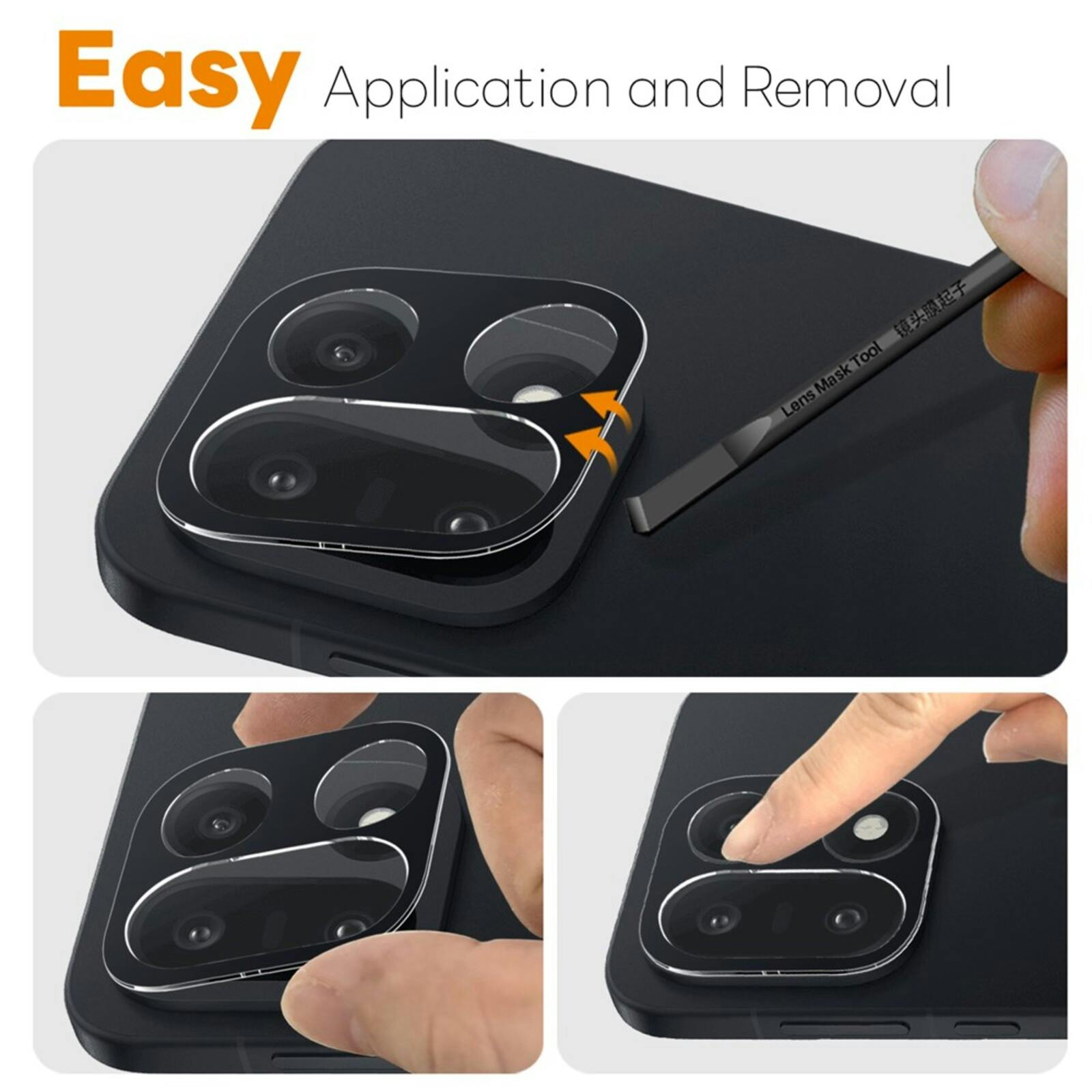 Northjo OnePlus 15 Camera Protector Zwart