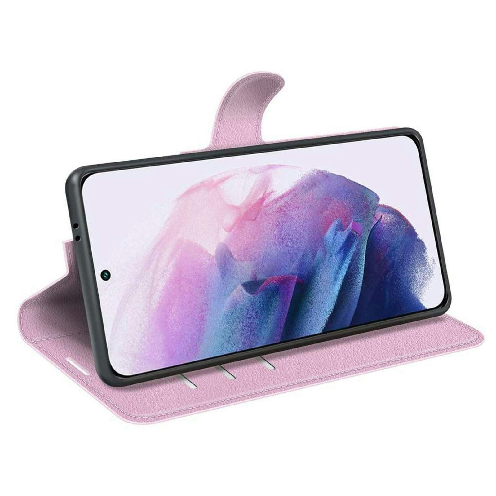 Just in Case Galaxy S22 TPU Portemonnee Hoesje Pink